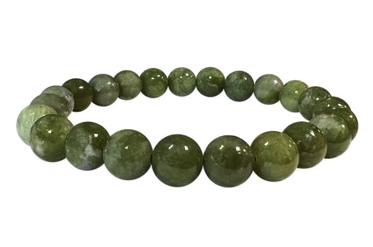 Armband Jade Nephrite Perlen 8mm