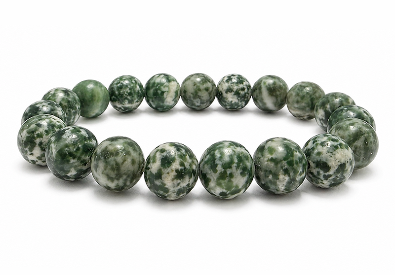 Grünes Jade-Armband AB 10mm Perlen