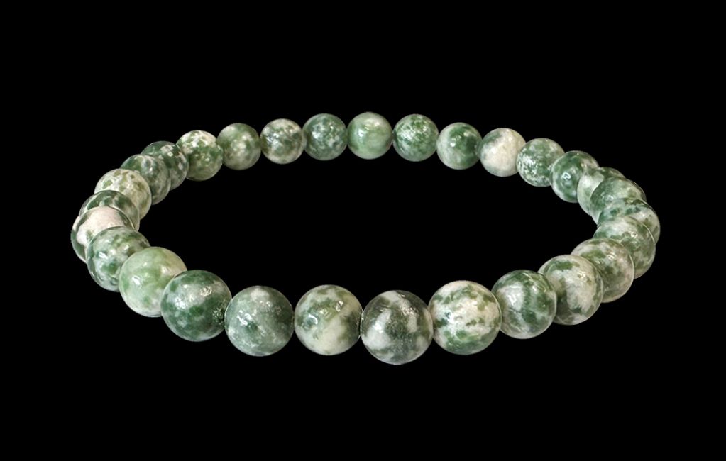 Armband grüner Jade perles 6mm