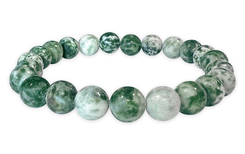 Grüne Jade Armbandperlen 8mm