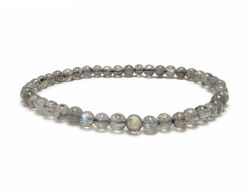 Labradorit A Armband mit 4-5-mm-Perlen