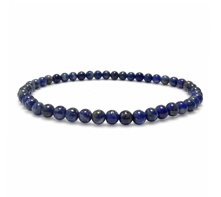 Lapislazuli A Armband mit 4-5-mm-Perlen