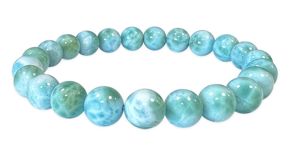 Armband Larimar AAA Perlen 7.5-8.5mm