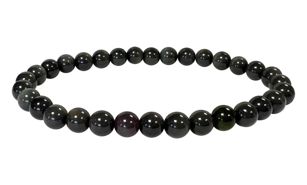 Rainbow Obsidianperlenarmband AA 6mm