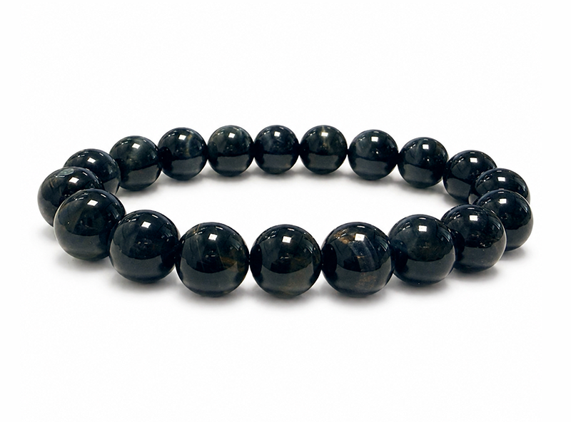 Falkenauge Armband AA 10mm Perlen