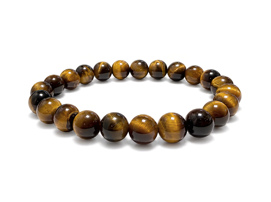 Weihrauch bei Armband aus Tigerauge AA 8 mm Perlen