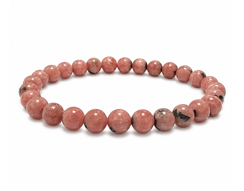 Argentinischer Rhodochrosit-Armband AA 6-7mm Perlen
