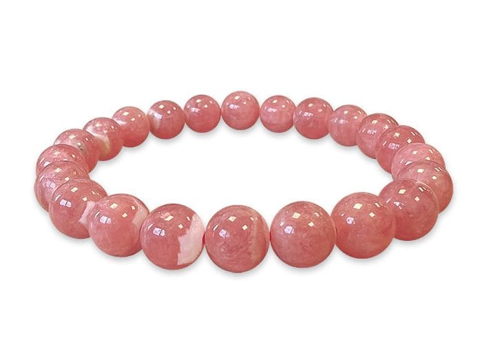 Argentinien Rhodochrosit Armband AAAA Perlen 7,5-8,5 mm