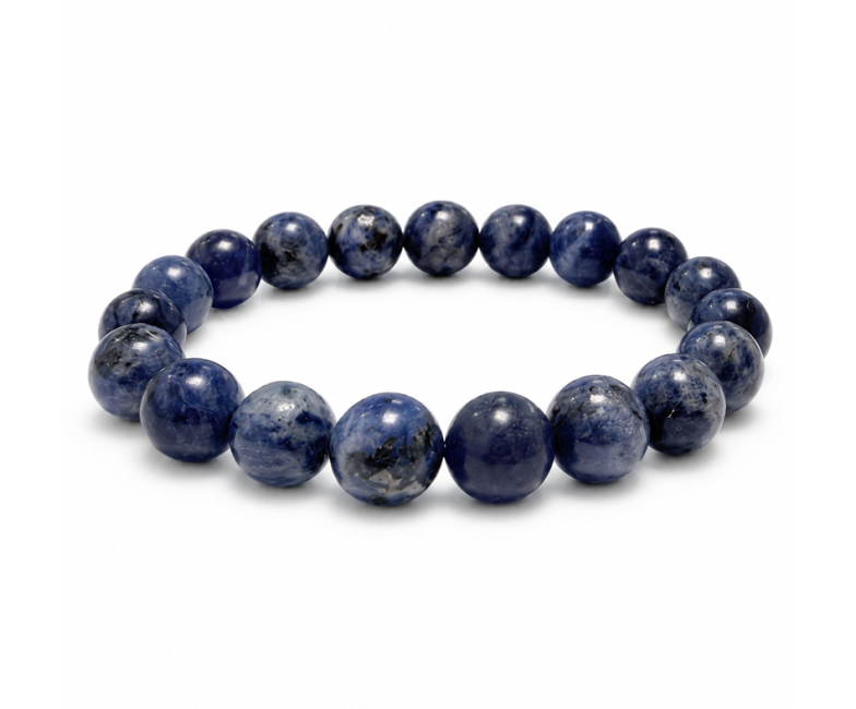 Weihrauch bei Sodalith-Armband A mit 10-mm-Perlen