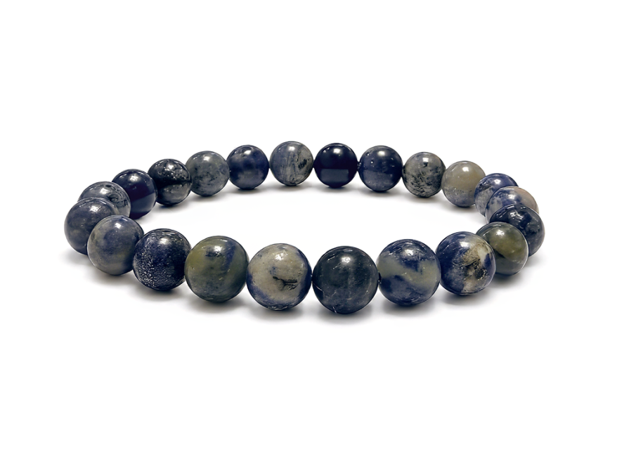 Weihrauch bei Sodalith-Armband A mit 8–9-mm-Perlen