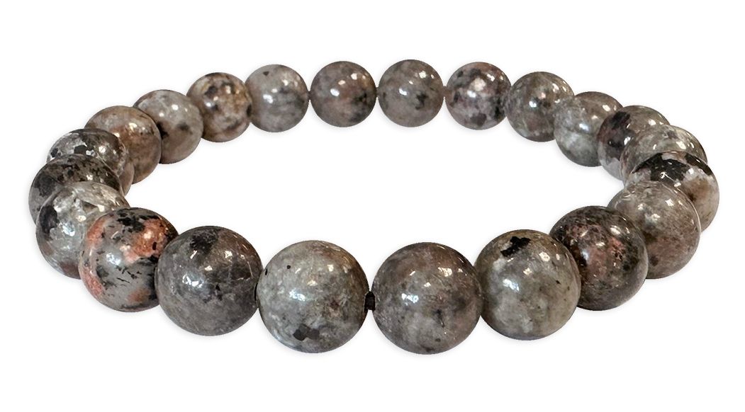 Yooperlite-Armband mit 8–9 mm großen Perlen