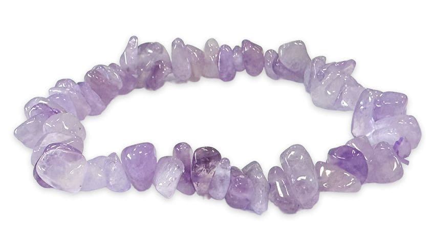 Armband Amethyst Lavendel A Chips 5-8mm 18cm