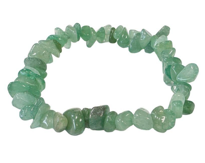 Armband Aventurine Grün Chips 18cm