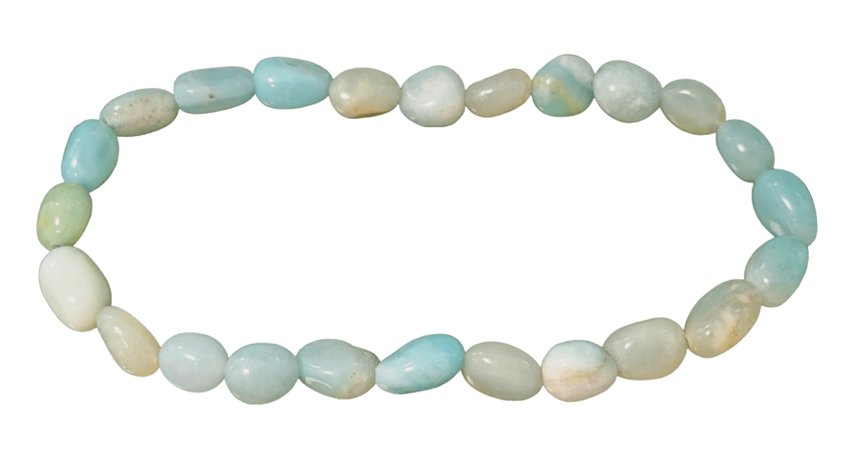 Weihrauch bei Peruanisches Amazonit-Armband A gerollte Steine