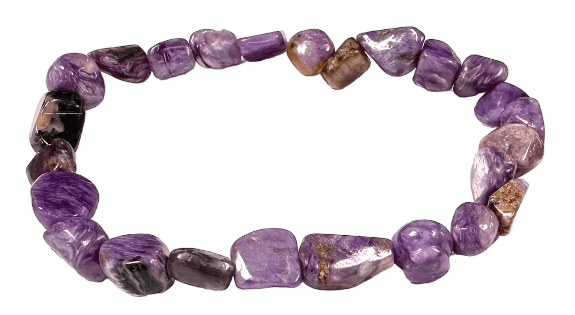 Weihrauch bei Charoit-Armband AA gerollte Steine