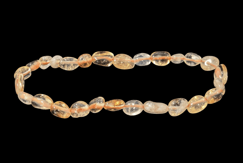 Weihrauch bei Natürliches Citrin-Armband A+ gerollte Steine
