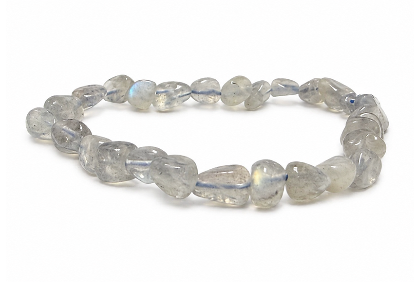 Labradorit Trommelstein-Armband AA 5-8mm