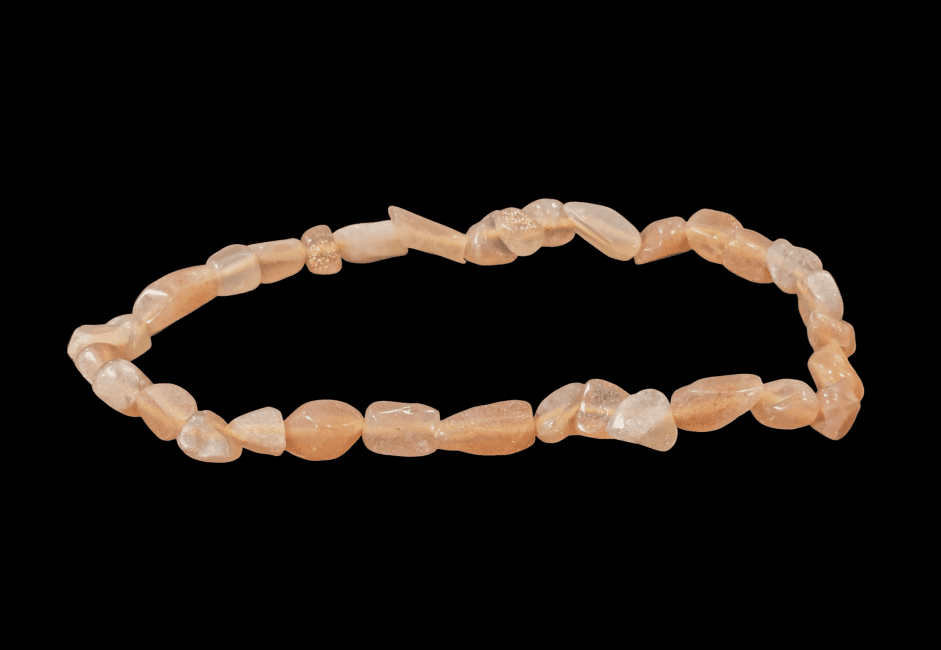 Weihrauch bei Rosa Mondstein-Armband A gerollte Steine