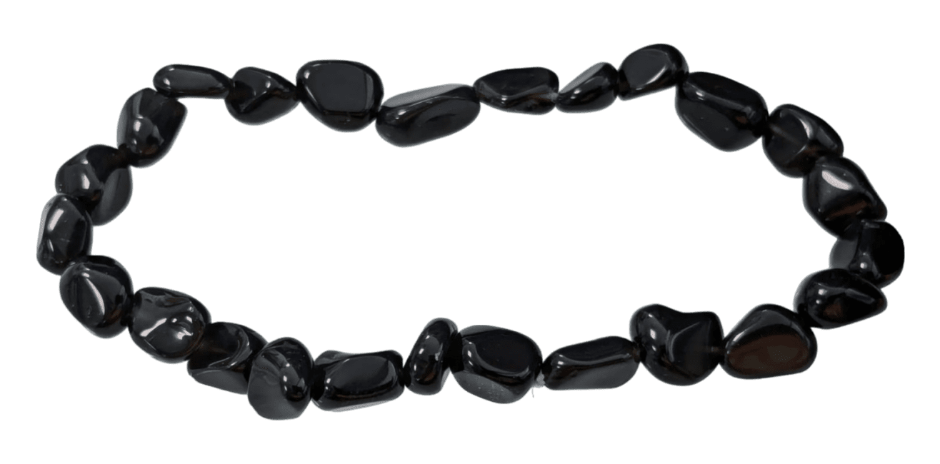 Weihrauch bei Armband der Schwarzes Obsidian A Rolled Stones