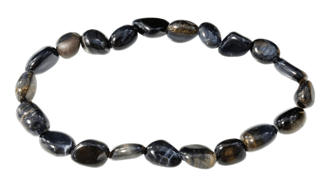 Weihrauch bei Falkenauge A Armband Gerollte Steine