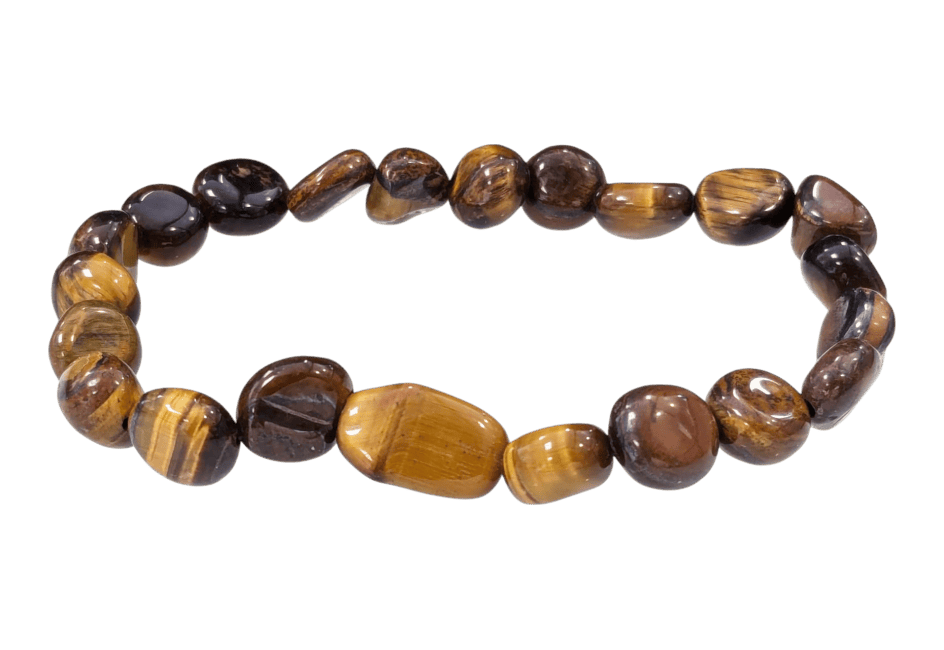 Weihrauch bei Tigerauge-Armband A gerollte Steine