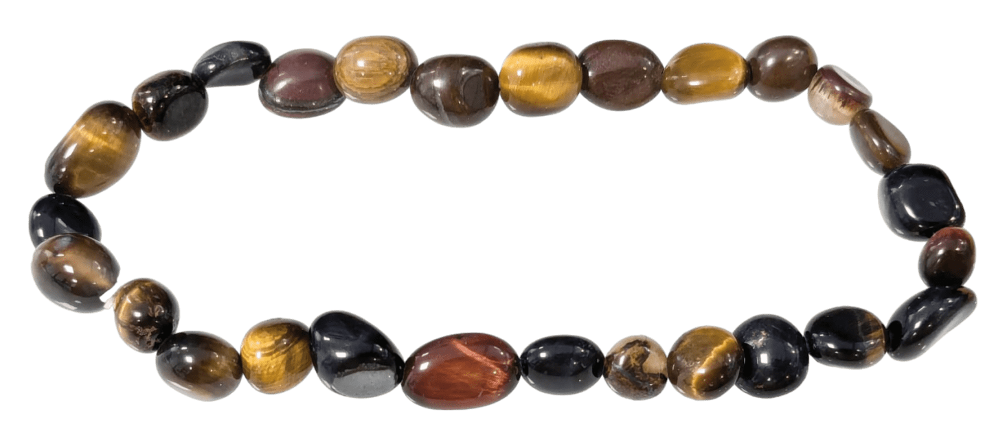 Weihrauch bei Multi-tigerauge Armband A gerollte Steine
