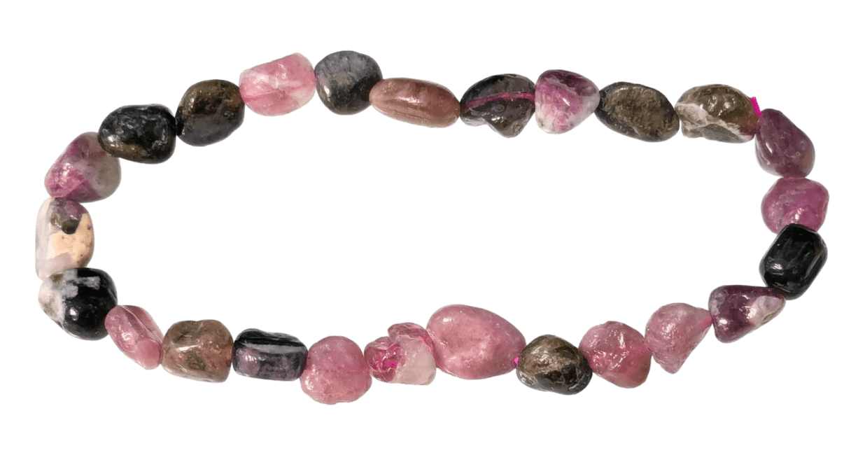 Weihrauch bei Multicolor Turmalin A Armband Gerollte Steine