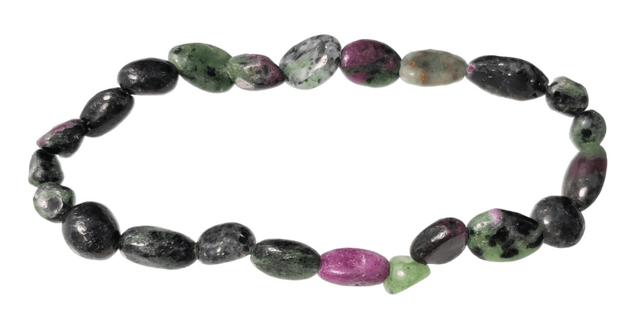 Weihrauch bei Zoisite mit Rubin A Armband Gerollte Steine