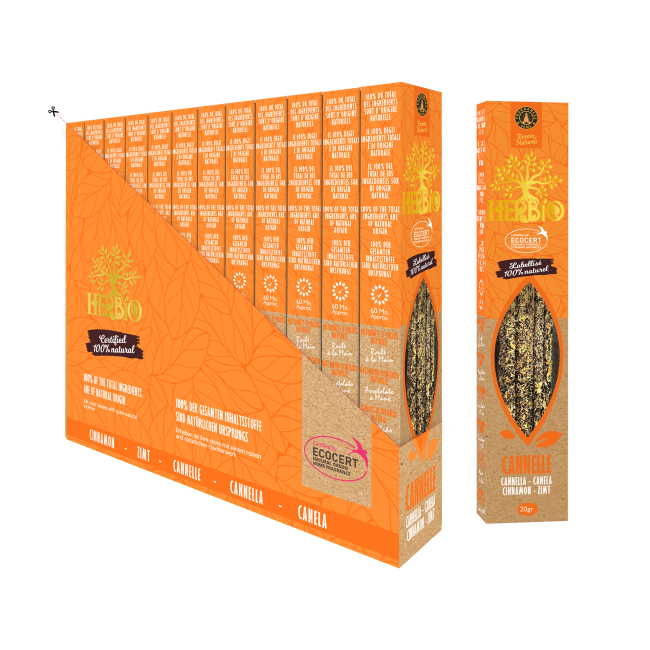 Weihrauch bei Räucherstäbchen Ecocert Herbio Zimt 20g|de