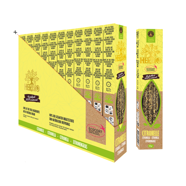 Räucherwerk Ecocert Herbio Citronella 20g