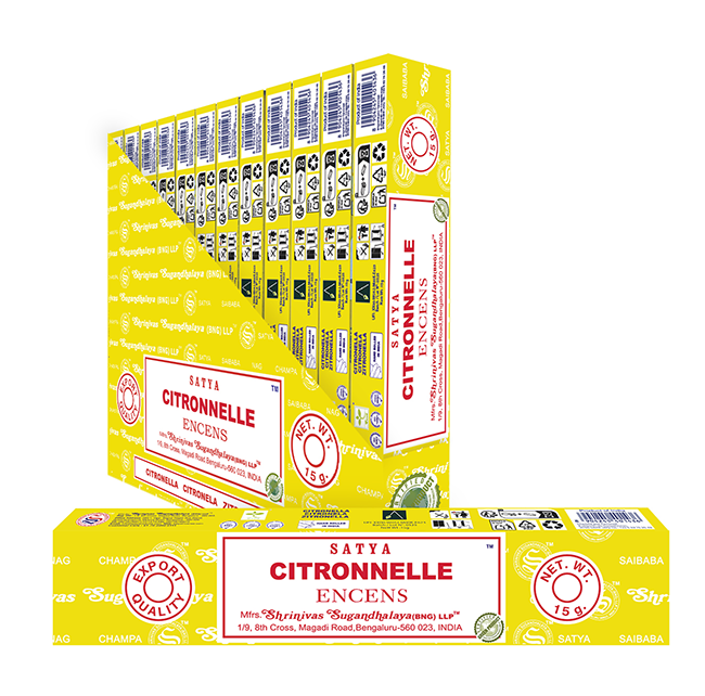 Satya Citronella Räucherstäbchen 15g