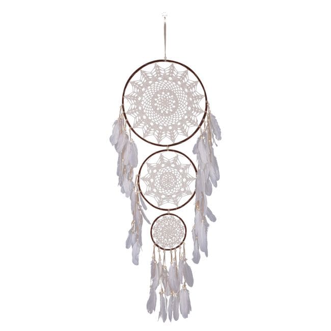 Dreamcatcher 3 Kreise - Durchmesser 35 cm