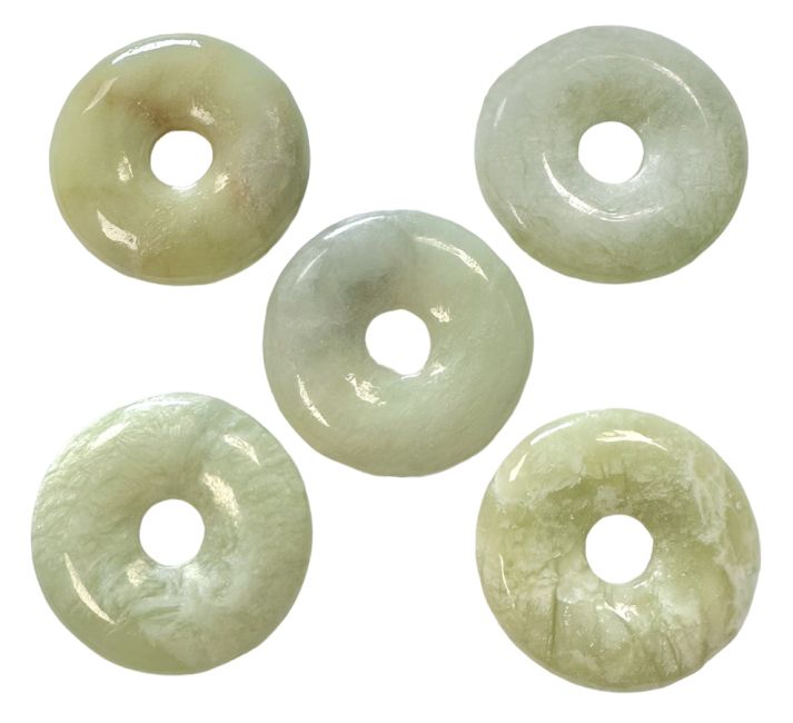 Chinesischer Jade Donut 3cm x5