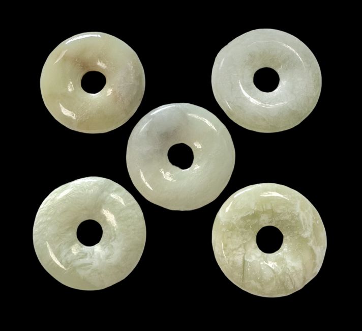 Chinesischer Jade Donut 3cm x5