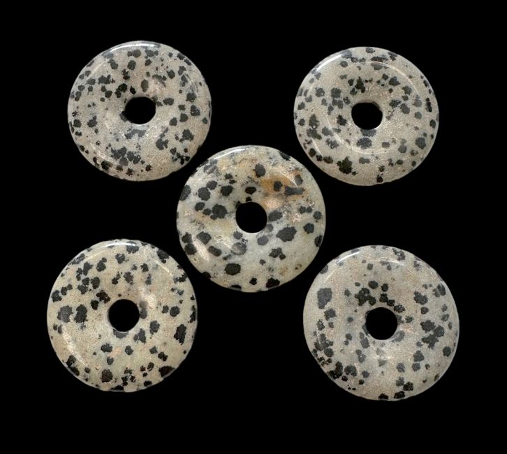 Dalmatiner-Jaspis-Donut 3cm x5