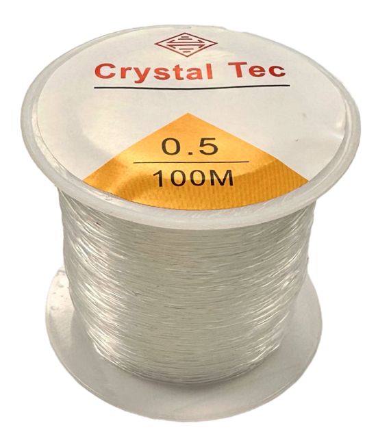 Kristall-Rund-Elastikfaden, 0,5 mm, 100 m