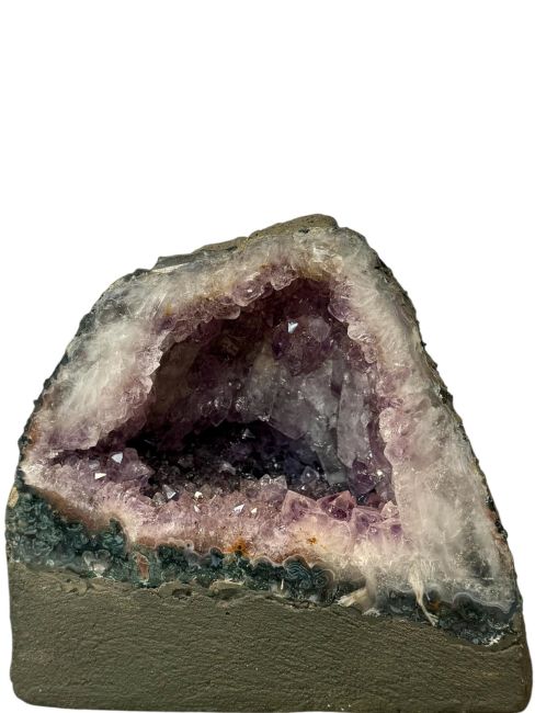 Weihrauch bei AA Cathedral Amethyst Geode 3,3 kg
