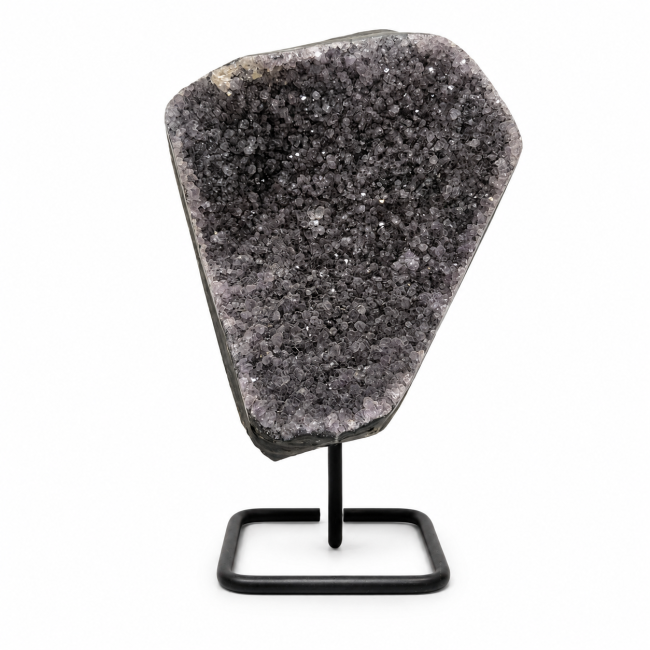 Brasilianische Amethystgeode A auf Sockel, 5,1 kg