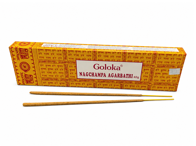Weihrauch bei Goloka Nag Champa Masala Räucherstäbchen 40g|de