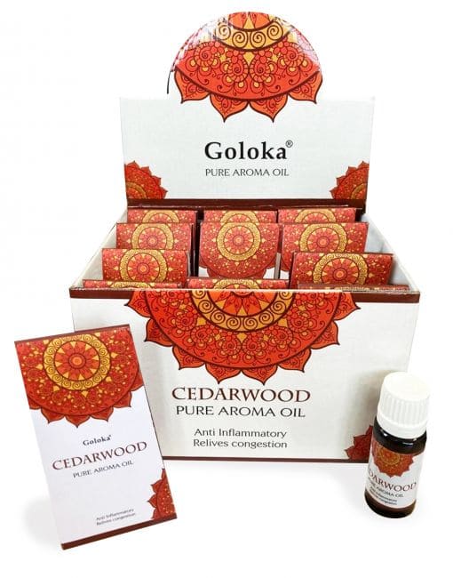 Goloka Cedar Duftöl 10 ml x 12