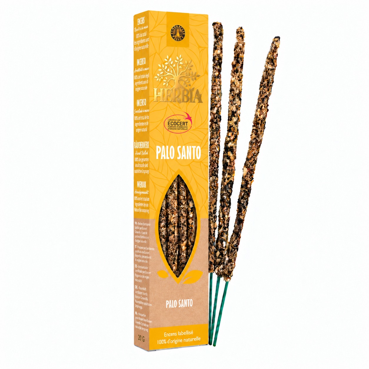 Weihrauch bei Herbia Palo Santo Ecocert Smudge Räucherstäbchen 20g
