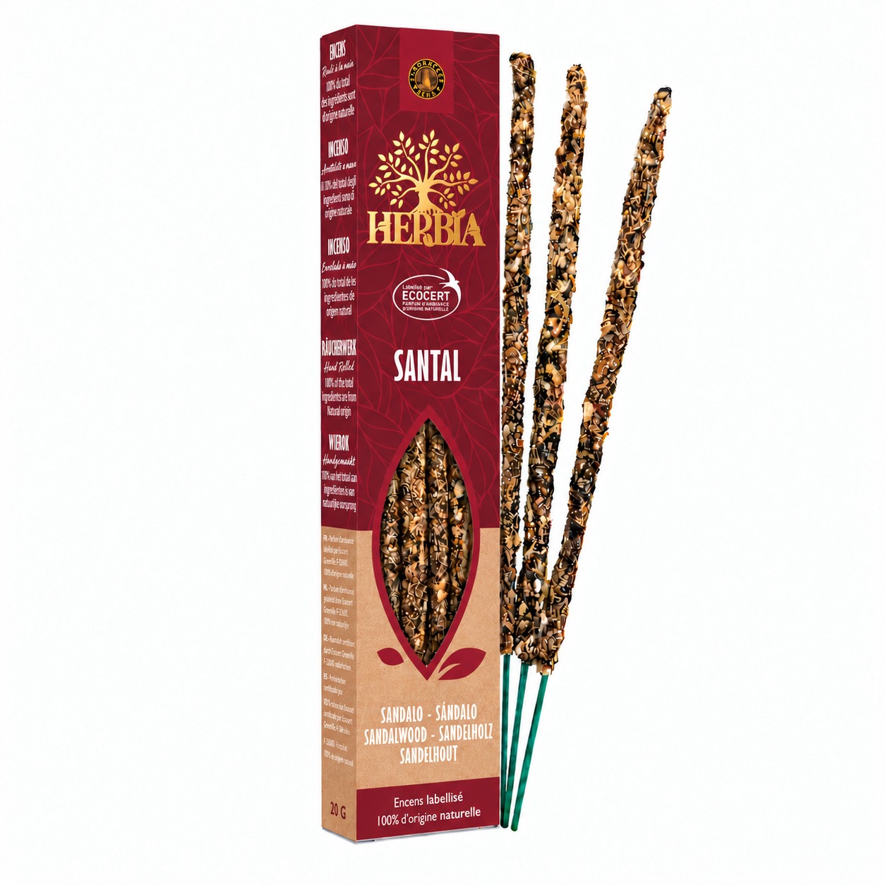 Weihrauch bei Herbia Ecocert Smudge-Räucherwerk Sandelholz 20g