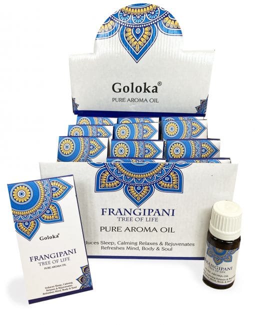 Goloka Frangipani Duftöl 10 ml x 12