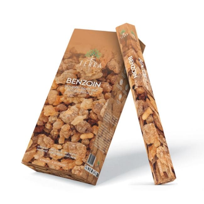 Weihrauch bei Terra-Weihrauch Benzoe Hexa ohne Holzkohle 30grs
