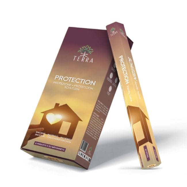 Weihrauch bei Terra Protection Hexa-Räucherstäbchen ohne Holzkohle