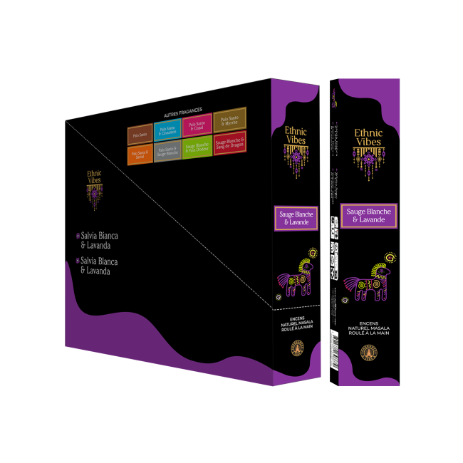 Weihrauch Fragrances & Sens Ethnic Vibes - Weißer Salbei & Lavendel masala 15g