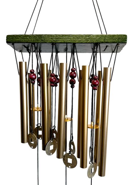 Rechtes Glockenspiel Bronze Feng Shui 54cm