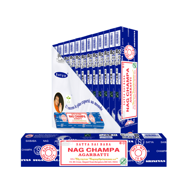 Satya Sai Baba Nag Champa Weihrauch 15g 2026