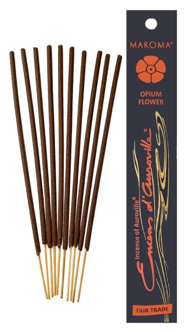 Auroville Opium Räucherstäbchen 5x 10 Sticks