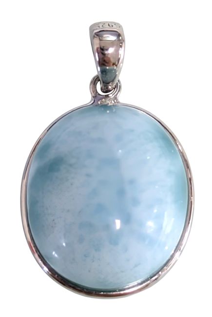 Larimar AA Anhänger aus 925er Sterlingsilber, 2,32 g
